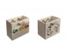 Фанерные коробки для подарков с нанесением рисунка (сквозное фрезерование, гравировка)