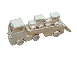 Сувенирные модели грузовиков из дерева